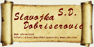 Slavojka Dobrišerović vizit kartica